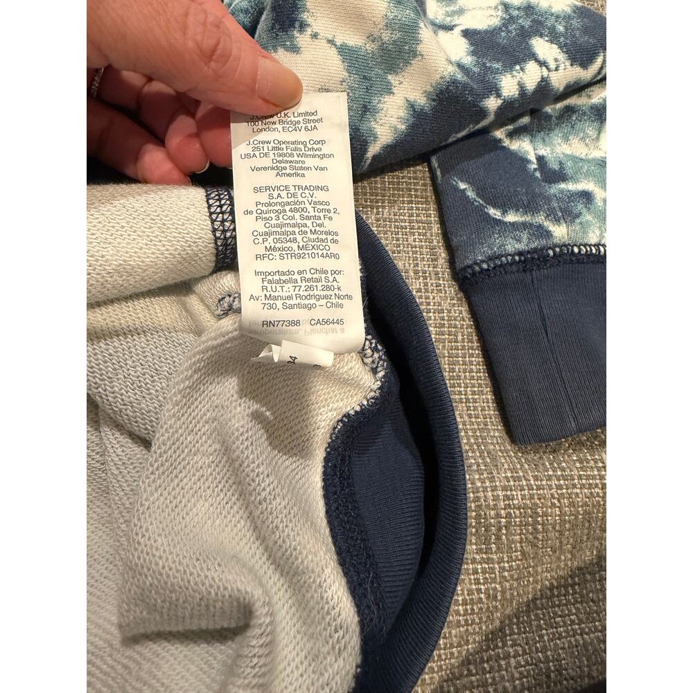 Crewcuts Blue Batik Tie-Dye Zip Hoodie | Kids 6–7 - Picture 10 of 10